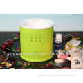 light green ceramic oil fragrance burner